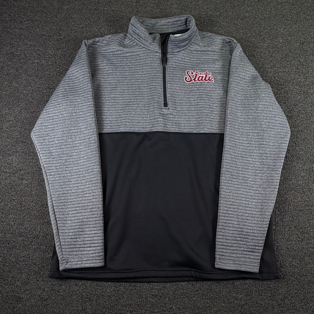 New Mexico State Pullover Adult XL Grey NCAA Football Holloway 229594 EUC